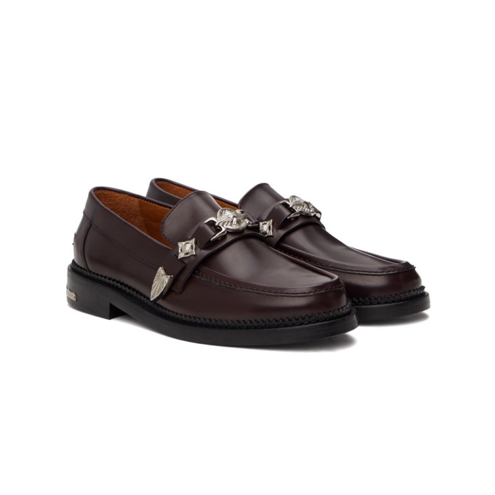 NOT SOLD - Toga Virilis Loafers Burgundy/Brown color. Made in Portugal.